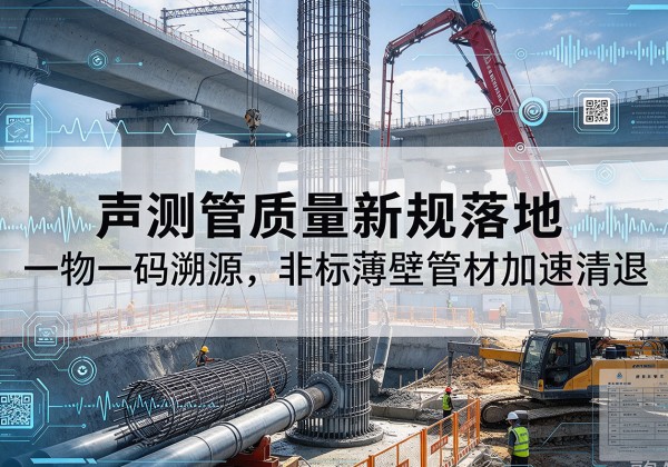 复兴声测管质量新规落地，一物一码溯源，非标薄壁管材加速清退